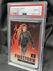 🔥Becky Lynch Firestorm PSA 10 🔥2023 Panini Select WWE #5 - Imagen 1 de 2
