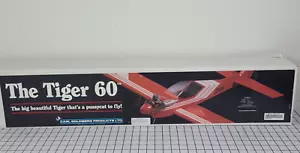 VTG NOS Carl Goldberg Tiger 60 COMPLETE Kit 70" WS **SEALED!! NEVER Opened**!! - Picture 1 of 17