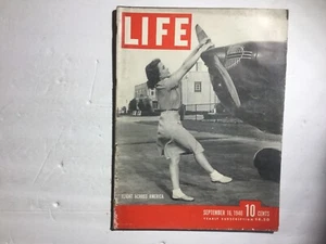 Life Magazine - September 16, 1940. Vintage. Flight Across America - Picture 1 of 1