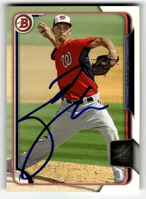 2015 Bowman A.J. Cole #BP8 Washington Nationals AUTO ON CARD LOOKS GREAT! - Image 1 of 2