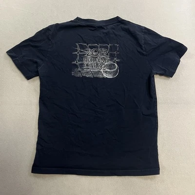 Футболка мужская Roland Garros Paris 2012 размер средний синяя футболка с коротким рукавом - Изображение 1 из 4