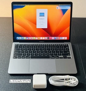 Apple MacBook Air (2020) 13 inch M1 Processor 3.2GHz 8GB Ram 128GB Space Gray - Afbeelding 1 van 11