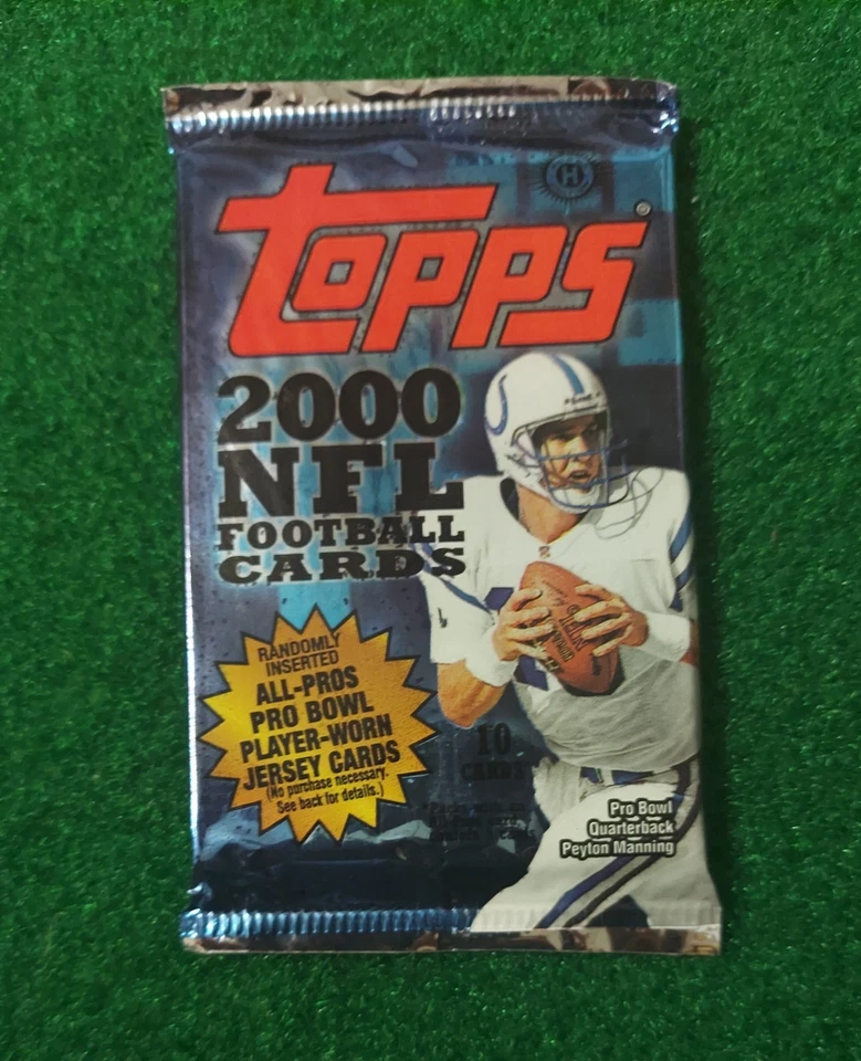 Topps Football Hobby Pack 2000 sellado de fábrica  Foto 1 de 1