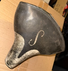 Vintage Schwinn S Seat Black Messinger Spring Saddle Seatpost Cruiser - Picture 1 of 3