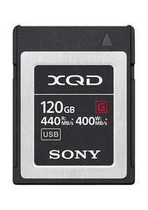 Sony Xqd G Series (5X) - R440 W400 120Gb Qdg120F NEW - Picture 1 of 5