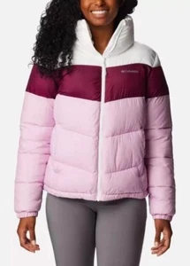 Chaqueta acolchada Columbia Puffect Colorblock para mujer S NUEVA $180 WL9725 - Imagen 1 de 6