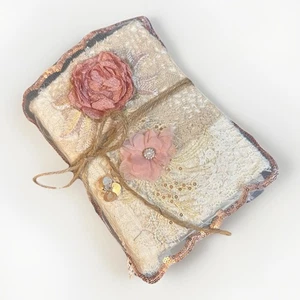 Junk Journal 136 Pages Blank Page Florals Journaling Scrapbook Memories Shabby - Picture 1 of 20