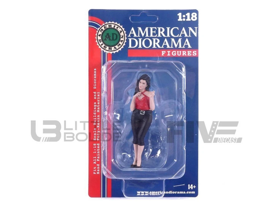 AMERICAN DIORAMA 1/18 - FIGURINES PIN-UP GIRL - PEGGY 76344 - Photo 1/1