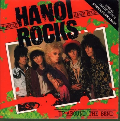 Hanoi Rocks Up Around the Bend double 7" vinyl UK Cbs 1984 pack vinyl in - Image 1 of 2