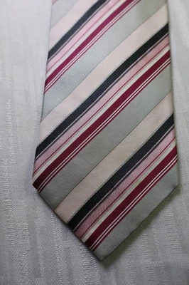 HUGO BOSS 100% SETA SILK TIE CRAVATTA NECKTIE MADE ITALY VINTAGE CLASSIC - Imagen 1 de 4