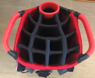 Сумка для мальчика 15-позиционная сумка для гольфа с охладителем чиллером и Q-замком бывшая в употреблении - Изображение 1 из 4