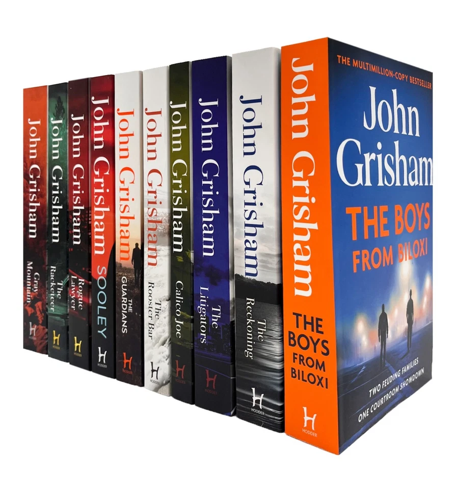 John Grisham 10 Books Collection Set (The Boys From Biloxi, The Reckoning, The L - Image 1 of 3