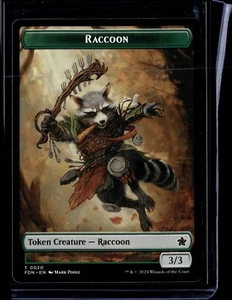 Mapache / Guerrero Elfo - Ficha - 20/19 - FDN - Casi Nuevo - Magic The Gathering Magic The Gathering Magic The Gathering - Imagen 1 de 2