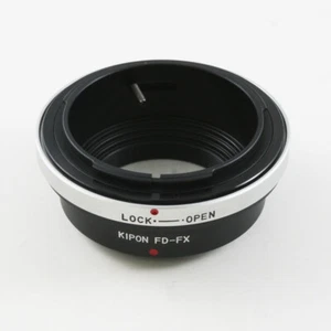 Lente de montaje Kipon Canon FD para adaptador de cámara de montaje Fujifilm Fuji X-Pro1 X1 FX - Imagen 1 de 3