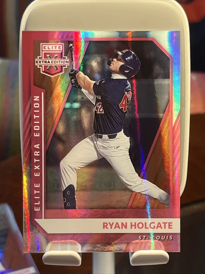2021 Panini Elite Extra Edition RYAN HOLGATE PINK FOIL STATUS PROSPECT - Image 1 of 2