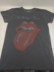 The Rolling Stones T-Shirt. Größe L. Reprint 2019. Lange Länge. Verwaschenes Grau. - Bild 1 von 6