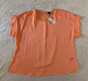 Worthington Woman Blouse 0X Size Salmon Color - New With Tags - Picture 1 of 4