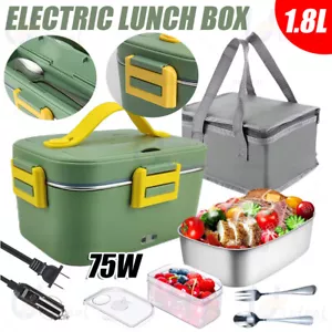 75W Electric Lunch Box Food Warmer Heater 1.8L Portable Leak Proof Car Home AU - Picture 1 of 12