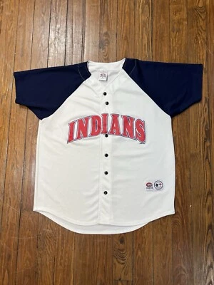 Vintage Cleveland Indians Jersey 2003 MLB True Fan Size XL - Image 1 of 4