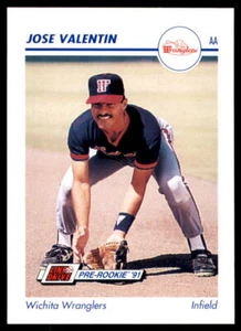 1991 Line Drive AA #620 Jose Valentin Wichita Wranglers - Picture 1 of 2