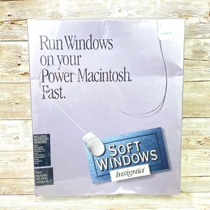 Insignia Soft Windows | Run Windows on your Power Macintosh Fast | Sealed - Picture 1 of 7