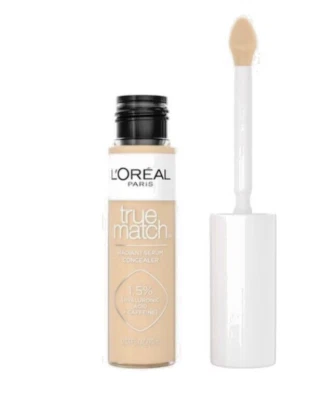L'Oreal True Match Radiant Serum Concealer 1.5% Hyaluronic Acid W4 Light Medium - Image 1 of 4