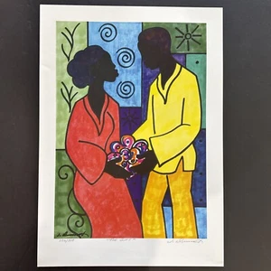 Impresión artística afroamericana James Denmark edición limitada firmada y numerada a mano - Imagen 1 de 6