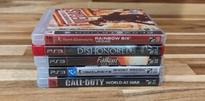 PS3 Games Lot Call Of Duty, Fallout, Ghost Recon, Rainbow Six, Dishonored  - Picture 1 of 3