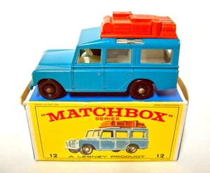 Matchbox 1-75 Serie 12C Land Rover Safari blau top in "E" Box - Bild 1 von 13