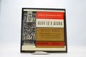 J.S. Bach Mass In B Minor Fritz Lehmann Conducting Berlin Symphony BG 527/28 LP - Picture 1 of 12