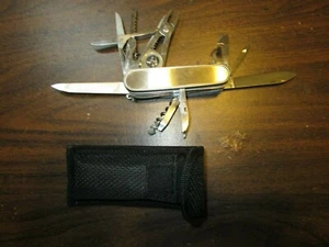 MULTIFUNCTION KNIFE - 14 FUNCTIONS - STAINLESS STEEL - Picture 1 of 12