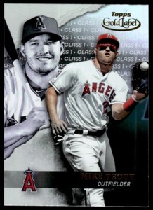 2020 TOPPS GOLD LABEL CLASS 1 Mike Trout Los Angeles Angels #1 R104
