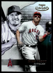2020 TOPPS GOLD LABEL CLASS 1 Mike Trout Los Angeles Angels #1 R104 - Picture 1 of 2