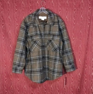 Camisa a Cuadros TREASURE BOND NORDSTROM Marrón-Azul LA TARTAN Cuello Abotonado Para Hombre Foto 1 de 4