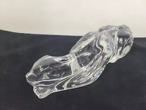 Waterford Cristal Acecho Pantera Jaguar Puma Puma Estatuilla Estatua 10"x2"x3" - Imagen 1 de 8