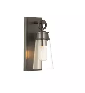 Z-Lite 2300-1SS-BP Wentworth 12" Tall Wall Sconce - Plated Bronze - Picture 1 of 3