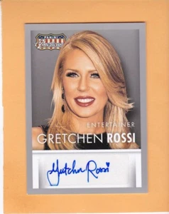 GRETCHEN ROSSI 2015 PANINI AMERICANA #S-GR AUTO AUTOGRAPH REAL HOUSWIVES OC A2 - Picture 1 of 2
