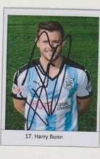 HARRY BUNN HUDDERSFIELD TOWN 2015-16 AUTOGRAPHED LAMINATED CARD No 17
