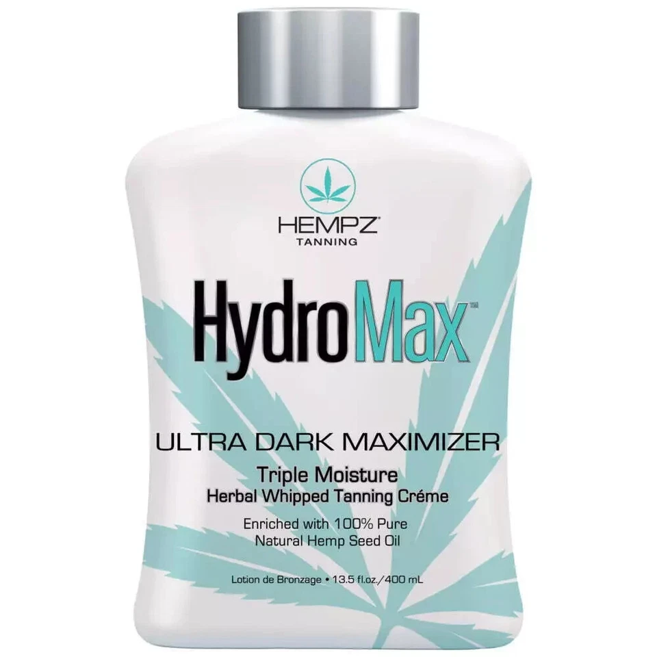 Hempz HydroMax Ultra Dark Maximiser Tanning Cream Lotion 400 ml