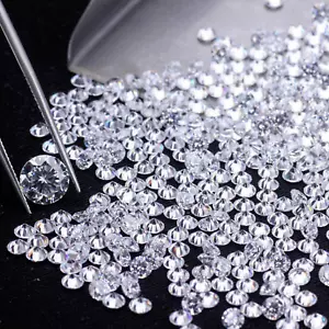 500 Stück lose CVD Lab Grown Diamant 0,70 mm rund D bis F - IF zertifiziert Diamant - Bild 1 von 4
