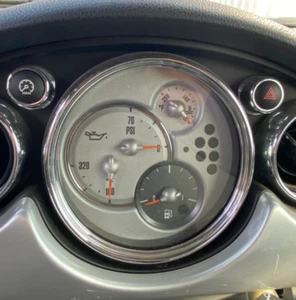 2007 Mini Cooper R52's Convertible Chrono Pack Instrument Gauge Cluster Original - Foto 1 di 4