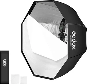 Godox 47.2" Octagon Umbrella Softbox with Bag – For Studio Flash & Speedlights - Picture 1 of 6