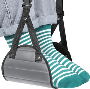 Airplane Foot Rest,Portable Foot Hammock for Plane Travel,Footrest for Airplane - Picture 1 of 6