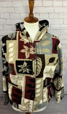 Chaqueta polar Studio Works con capucha pequeña con botones para mujer Foto 1 de 4