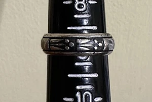 Ed Levin Ring Size 8.75 Sterling Mid Century - Bild 1 von 5