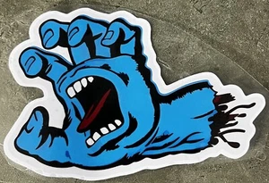 🔥 5” Santa Cruz Screaming Hand Skateboard Die-Cut Sticker Decal Vinyl Surf Punk - Picture 1 of 8