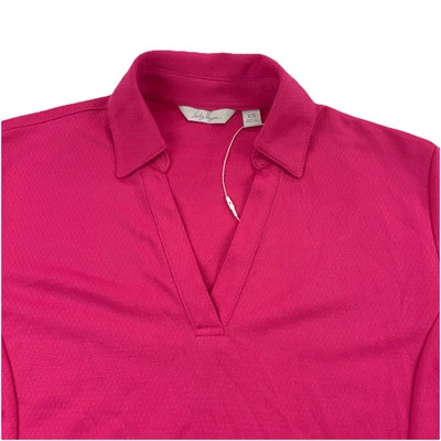 Lady Hagen Golf Polo Shirt Womens XS Pink V Neck Long Sleeve NWOT - Image 1 of 4