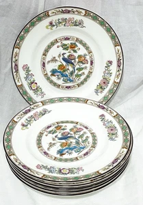Lote 6 x Platos de Postre Grúa Wedgwood Kutani 6" de Ancho más listados - Imagen 1 de 3