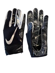 Nike Gloves Size Adult Small Black White Football NWOT - Picture 1 of 4