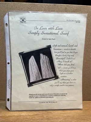 In Love With Lace Simply Sensational Scarf Knitting Pattern 7320 - Image 1 of 3